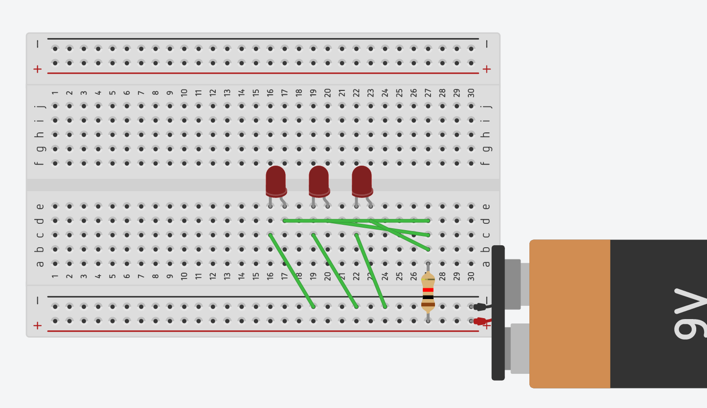 series parallel circuit breadboard